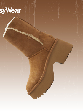UGG Classic Novelty长筒厚底休闲单鞋百搭保暖雪地靴1171533-CHE