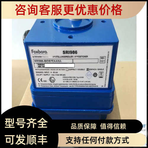 议价ECKARDT阀门定位器  SRD991-BDFS7EA4NY-V01   法国FOXBORO