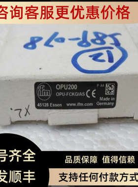 易福门IFM传器 OPU200
