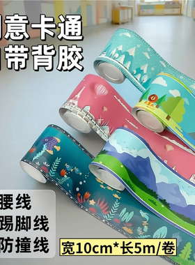 不留残胶自粘踢脚线腰线