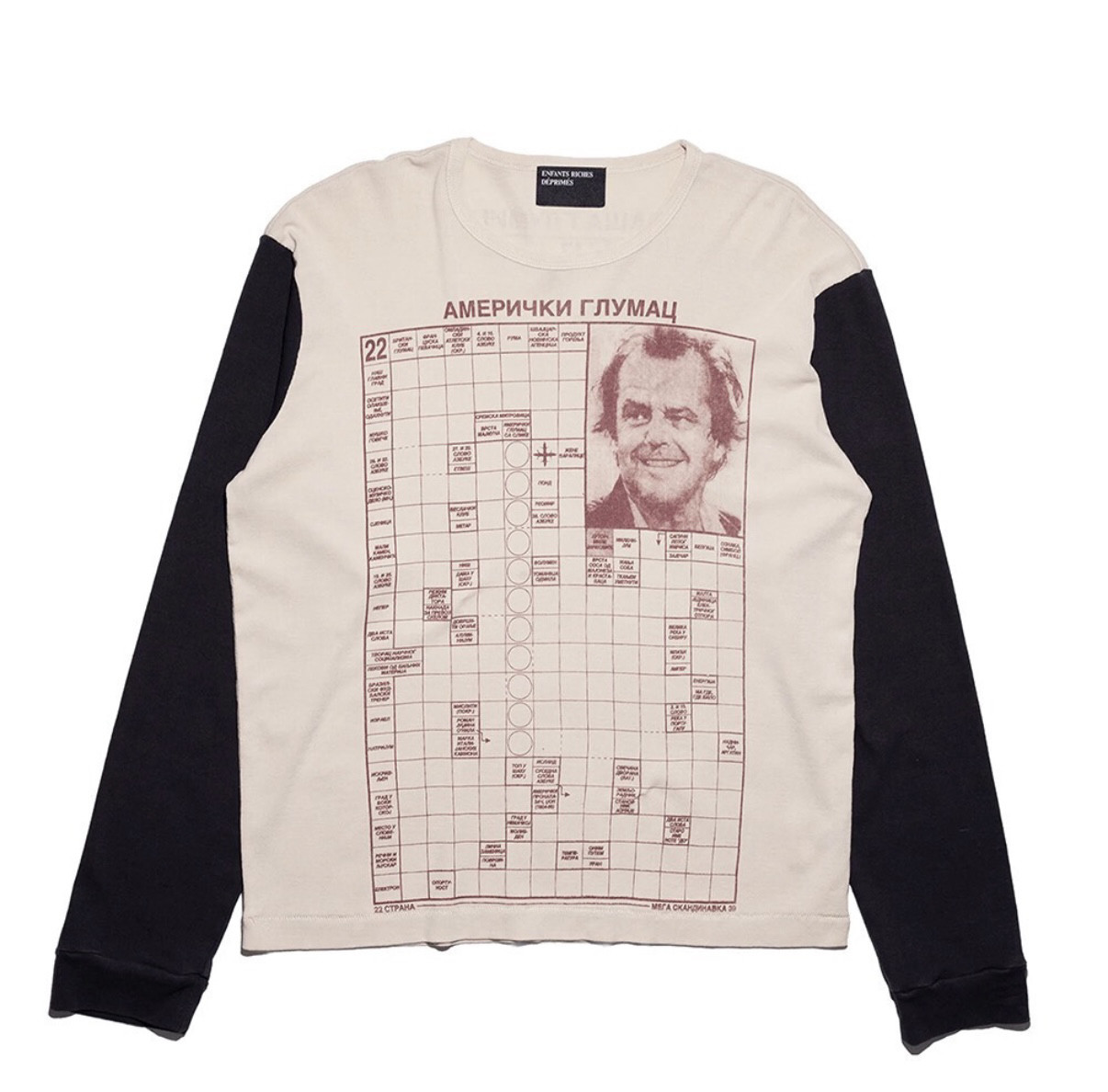 thumbnail for [Alex style] erd26ss melancholic rich second-generation Jack Chthonic calendar portrait patchwork long sleeve