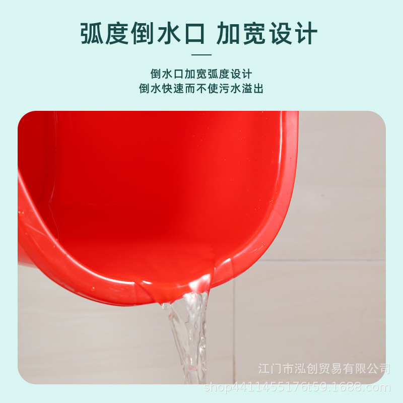 香港珠江加厚地拖桶家用老式拖把红桶墩布桶手提挤水桶手压清洁桶