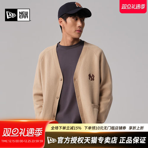 NewEra纽亦华MLB棉透气毛衣外套