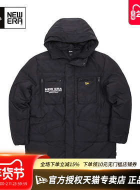 New Era官方授权正品纽亦华男女款多口袋加厚保暖休闲潮羽绒服