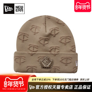 NewEra纽亦华MLB秋冬男女NY老花潮休闲保暖毛线针织帽子13489695