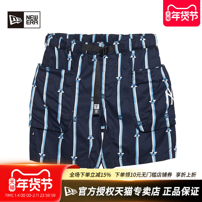 NewEra纽亦华男女款夏季潮流立体口袋工装休闲运动短裤13280276