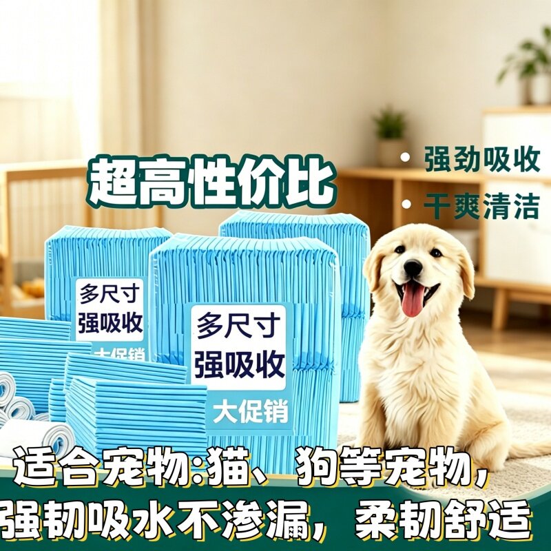 宠物尿垫狗狗猫咪用加厚吸水垫隔尿垫尿片一次性防漏锁水大码优款