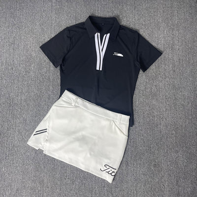 高尔夫女士球服户外休闲短裙套装