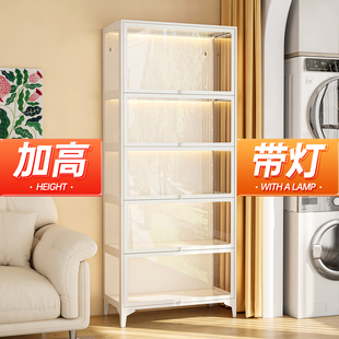 加高模型展示柜玻璃门痛柜防尘模型展示柜铁皮收纳柜钢制收纳柜子