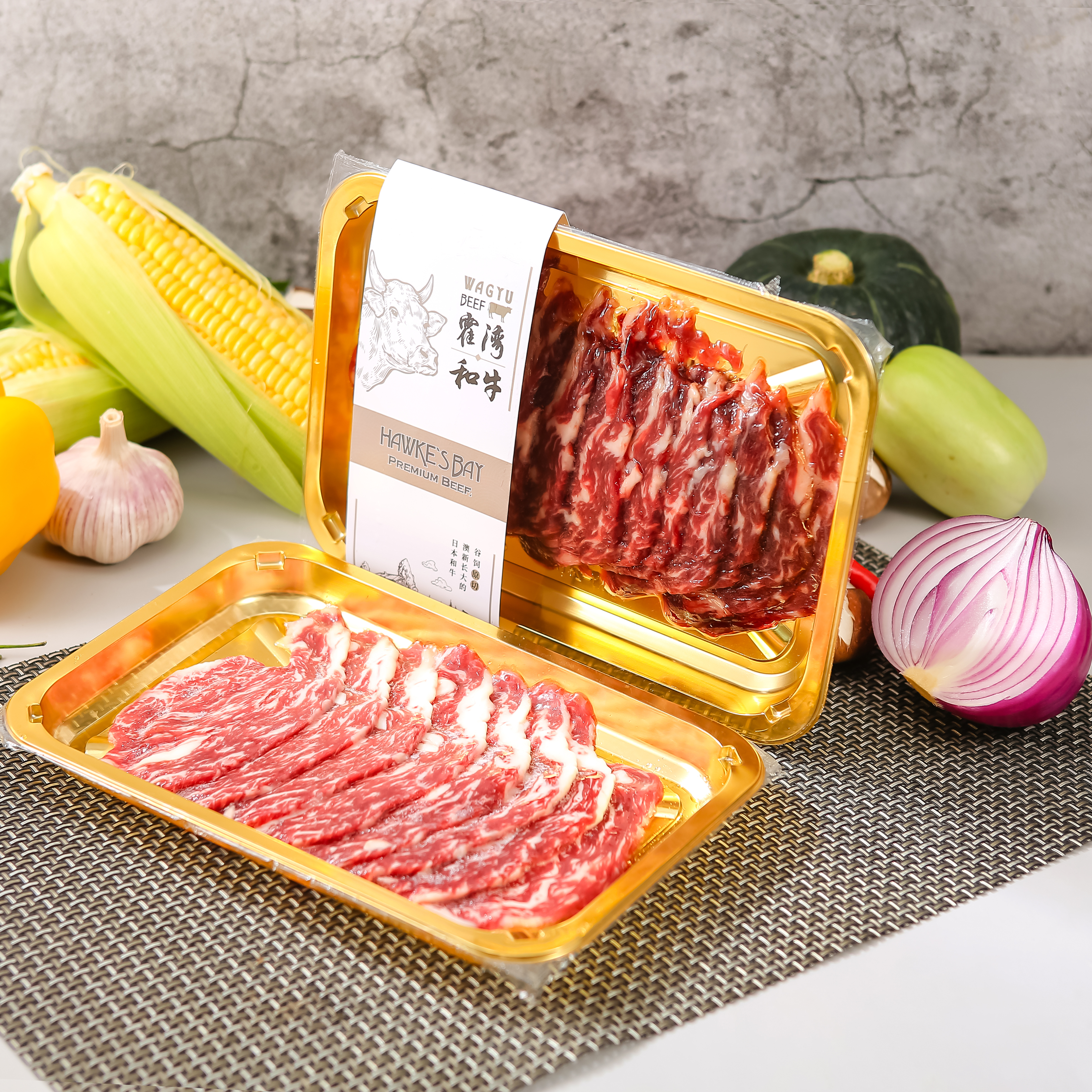 霍湾和牛内裙肉烤肉片150g