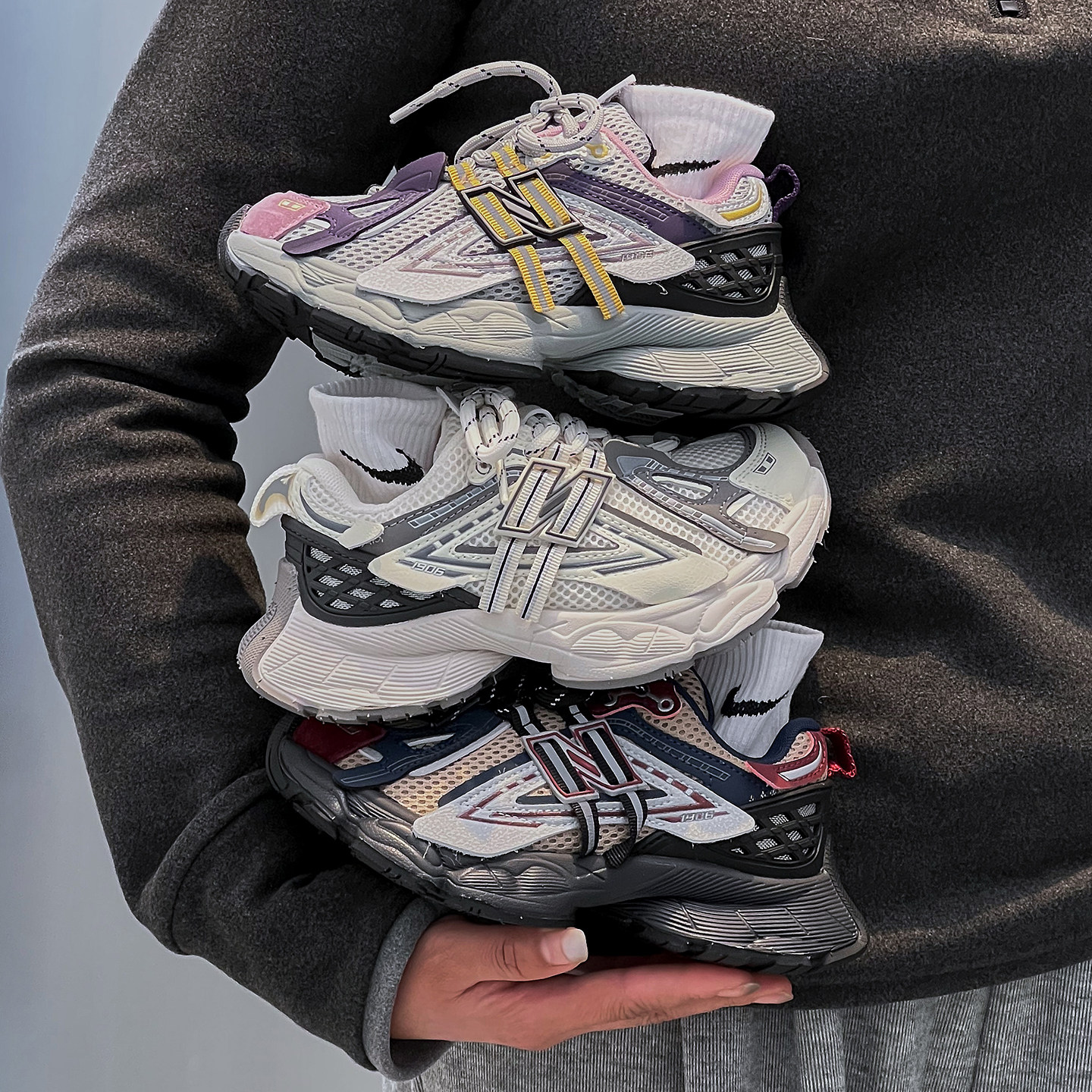 2025年春秋季男女童拼色潮酷运动鞋儿童免系带防滑透气老爹鞋韩版,童鞋/婴儿鞋/亲子鞋,运动鞋,淘宝优惠券,粉丝福利购,淘宝优惠卷