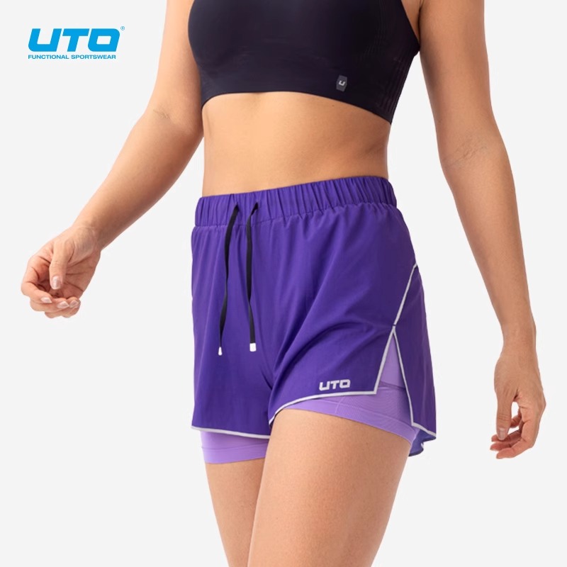 UTO跑步运动透气轻量短裤马拉松