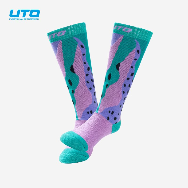 UTO美利奴羊毛儿童滑雪袜抑菌