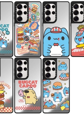 Bugcat Capoo猫猫虫咖波三星S24Ultra适用Magsafe三星S23Ultra手机壳磁吸亚克力S22Ultra网红可爱防摔保护套