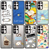 S23ultra可爱个性 新款 高级 S25 S24 SSEBONG躺平鸭手机壳磁吸magsafe亚克力保护套适用于三星Galaxy S25ultra