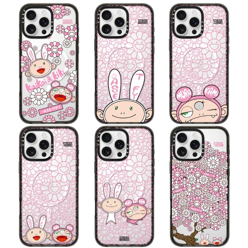 村上隆Kaikai & Kiki手机壳亚克力磁吸magsafe适用于苹果iphone17promax/16Pro/15/
