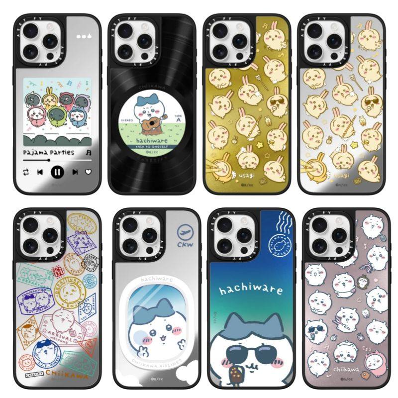 适用于苹果iphone17promax/Chiikawa吉伊卡哇 手机壳防摔磁吸镜面magsafe保护套16/15/14可爱个性高级