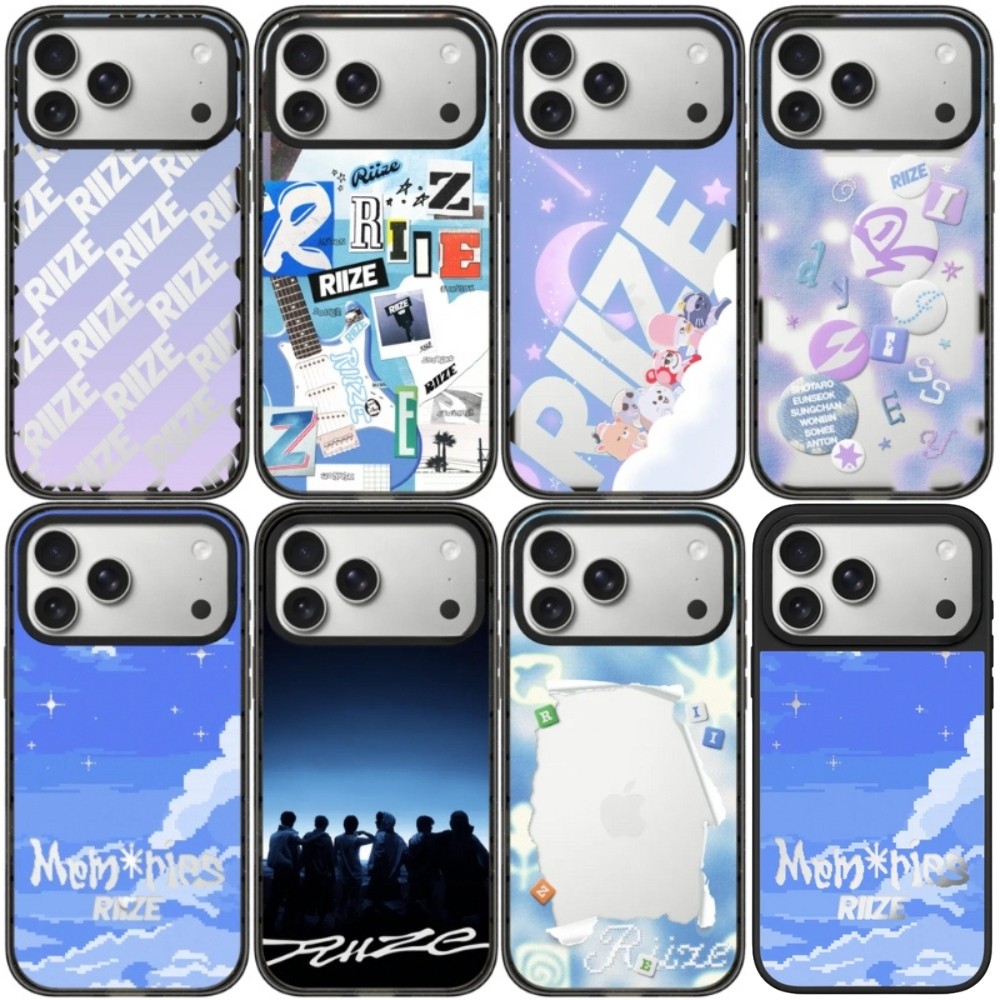 Riize联名iphone17promax手机壳防摔磁吸亚克力magsafe镜面保护套适用于苹果16pro/15/14可爱创意个性高级