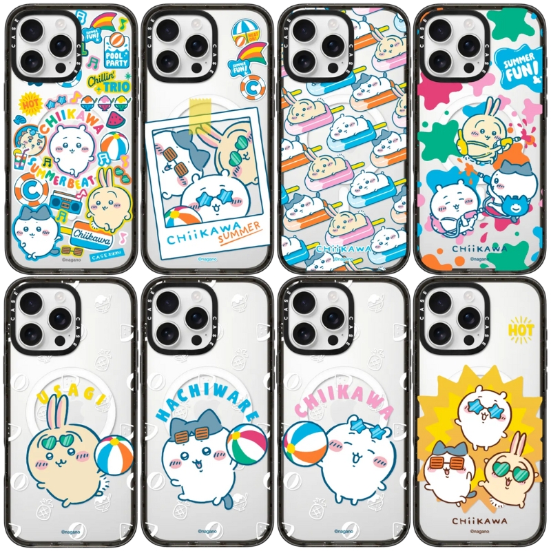 CASE吉伊卡哇chiikawa手机壳亚克力磁吸magsafe适用于苹果iphone16promax/16Pro/15/14/13防摔保护壳可爱创意