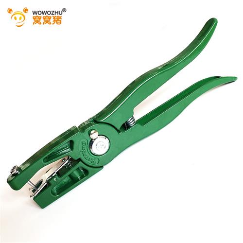 窝窝猪检疫耳标钳 宽口径回弹耳标钳兽用耳号钳 耳标牌钳子打耳钳