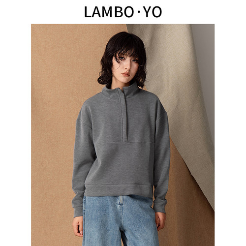 LAMBOYO2024秋季新款时尚卫衣
