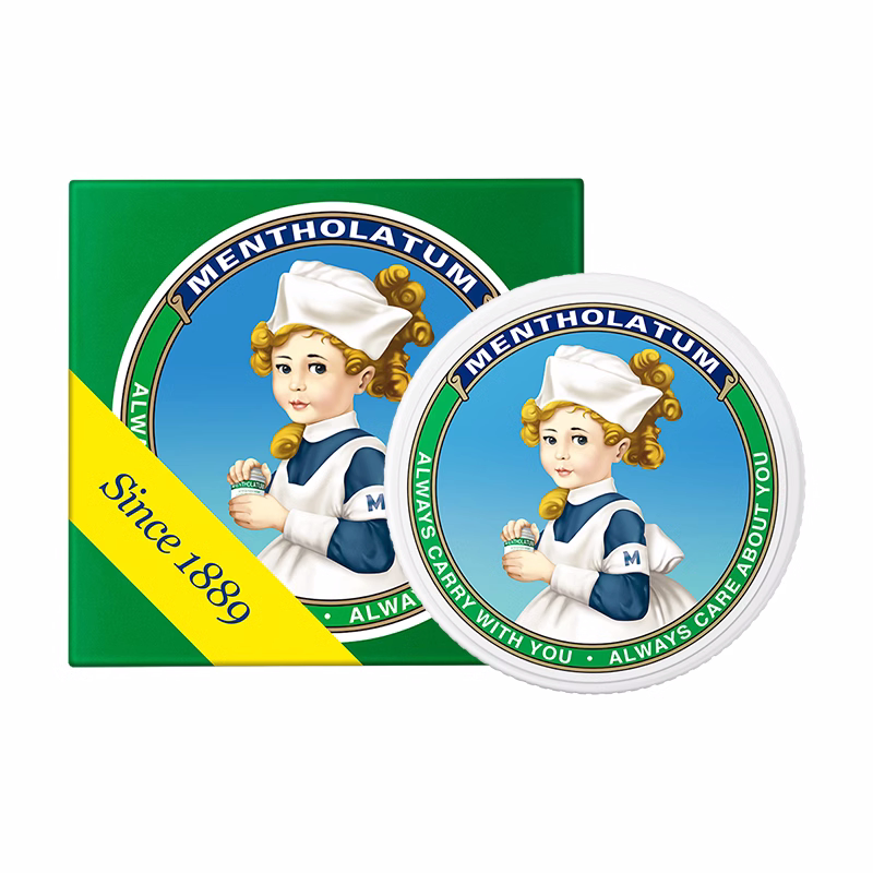 曼秀雷敦薄荷膏复方薄荷脑软膏10g烧烫伤昆虫叮咬瘙痒感冒鼻塞