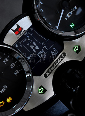 适用于川崎Z900RS仪表盘装饰贴  Z650RS仪表大灯装饰 全年份适用