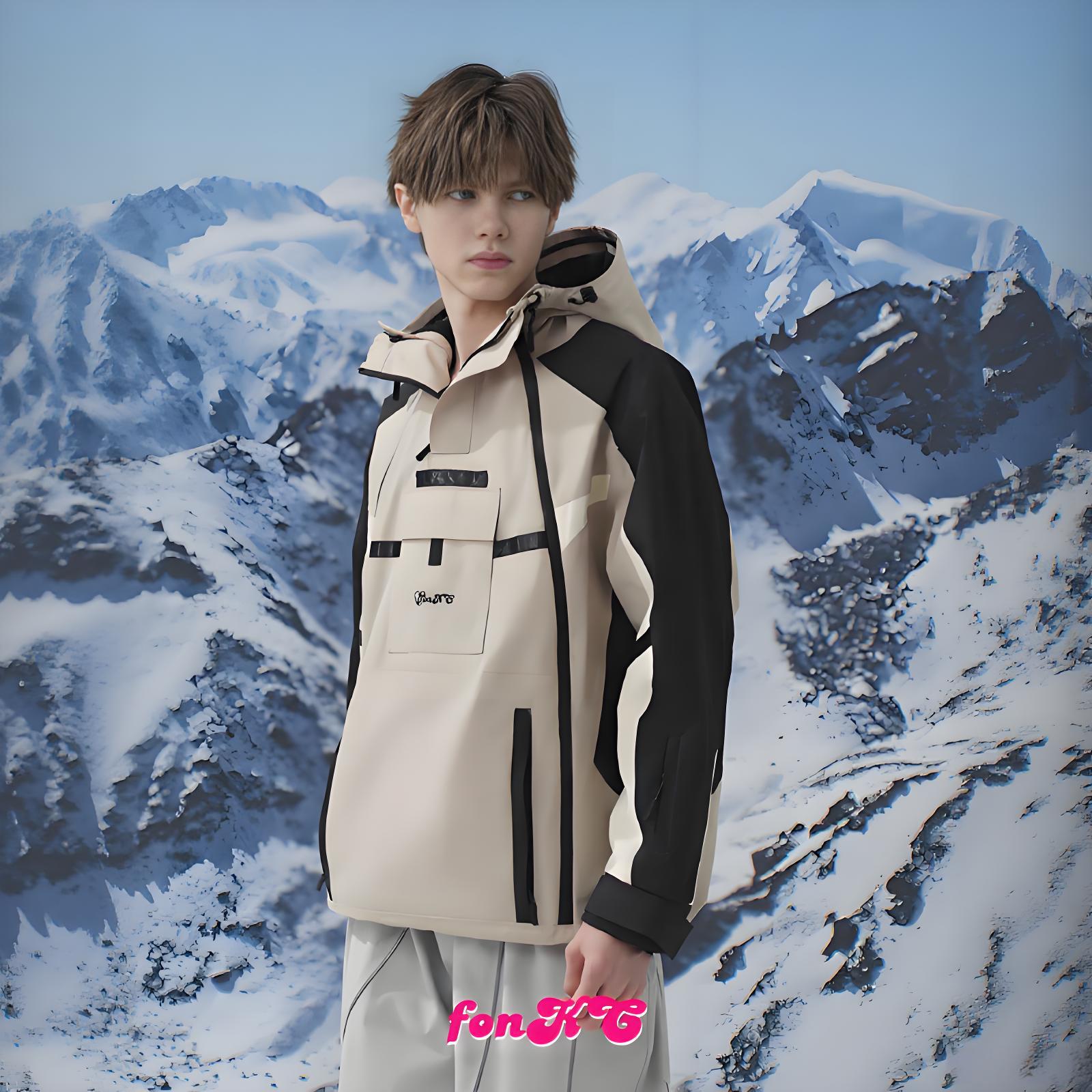 FONKC防水冲锋衣夹克外套