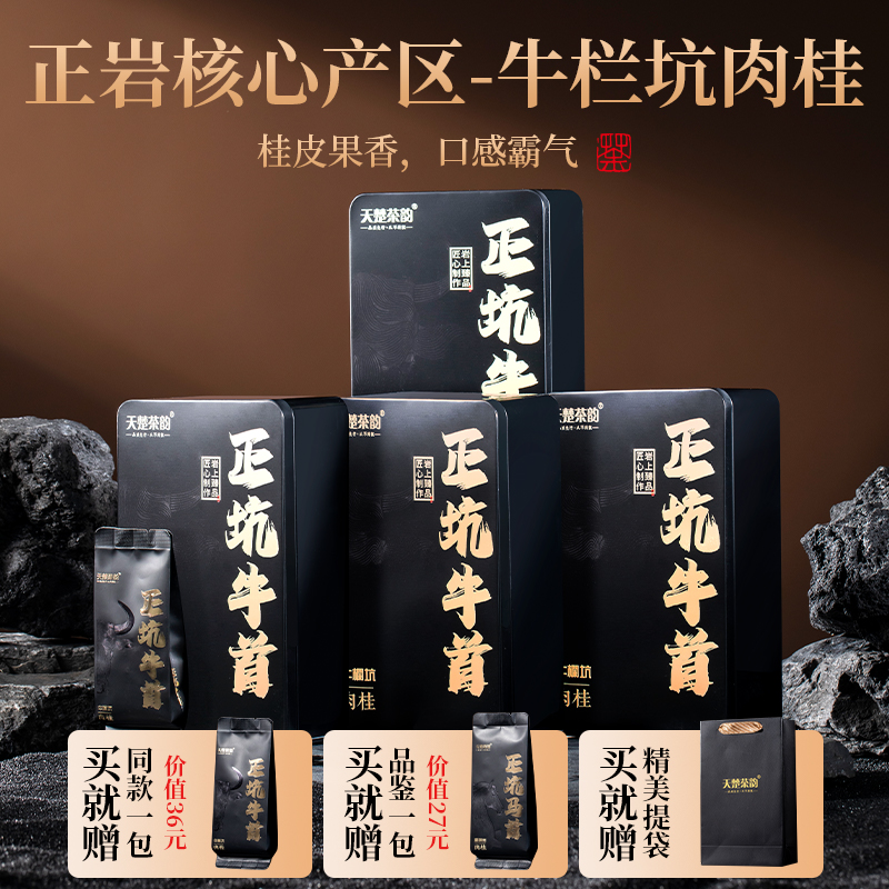 武夷山肉桂岩茶大红袍茶叶礼盒装