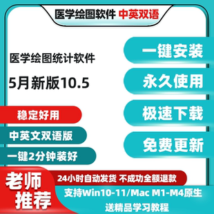 Graphpad 中文版 10.5Win Mac Prism科研繪圖軟件包安裝