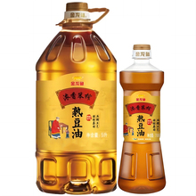 金龙鱼压榨大豆油5L+700ml食用油 非转基因笨榨熟豆油 东北黄豆油