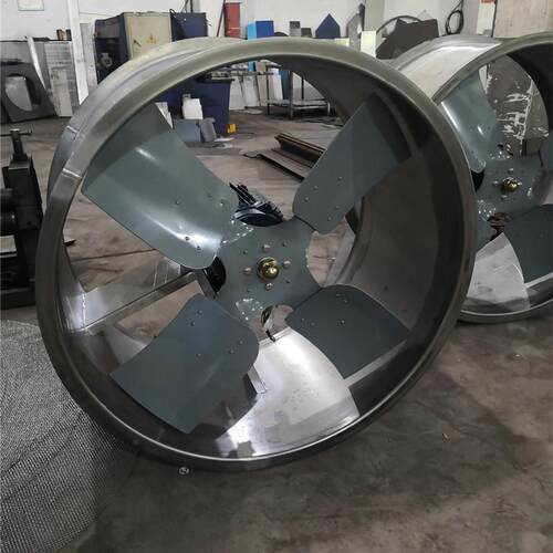 定制款不锈钢轴流风机前后带防虫细网T35-11-11.2/4KW34944m3/h