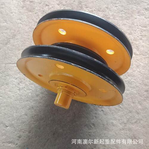 厂家供应起重机钩轮片轧制滑轮组导绳轮升降滑轮组