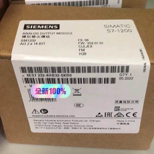 6ES7232-4HB32-0XB0 模拟输模组 S7-1200 SM1232议价维修
