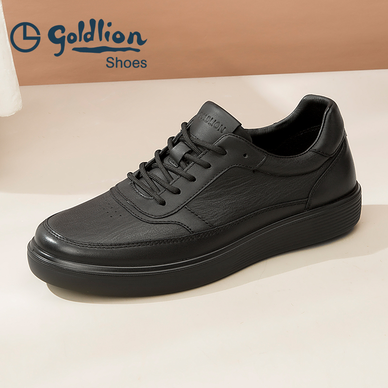 金利来男鞋真皮休闲鞋软底皮鞋