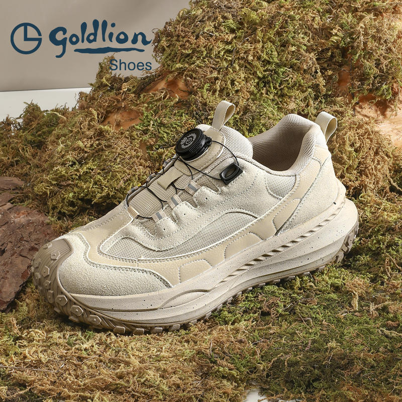 金利来男鞋旋转扣老爹鞋