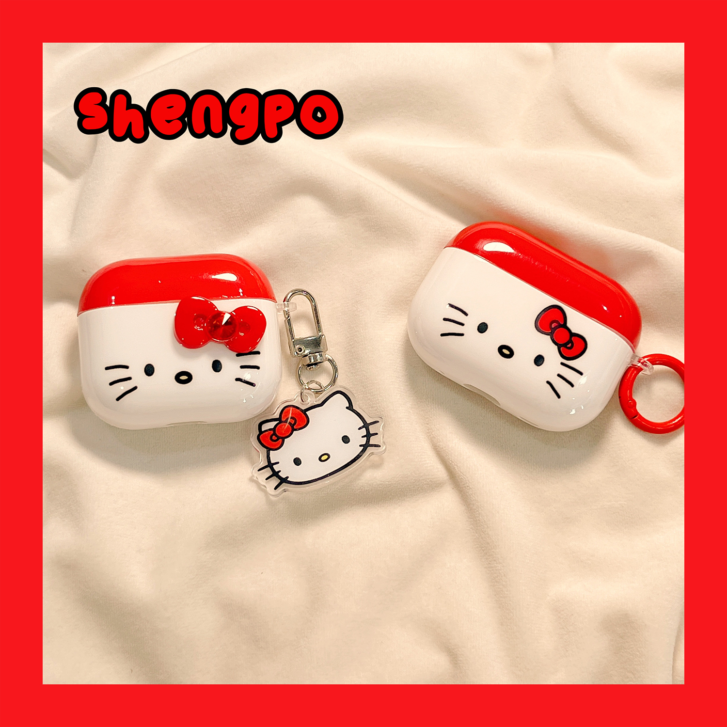 蝴蝶结hellokitty少女心耳机套