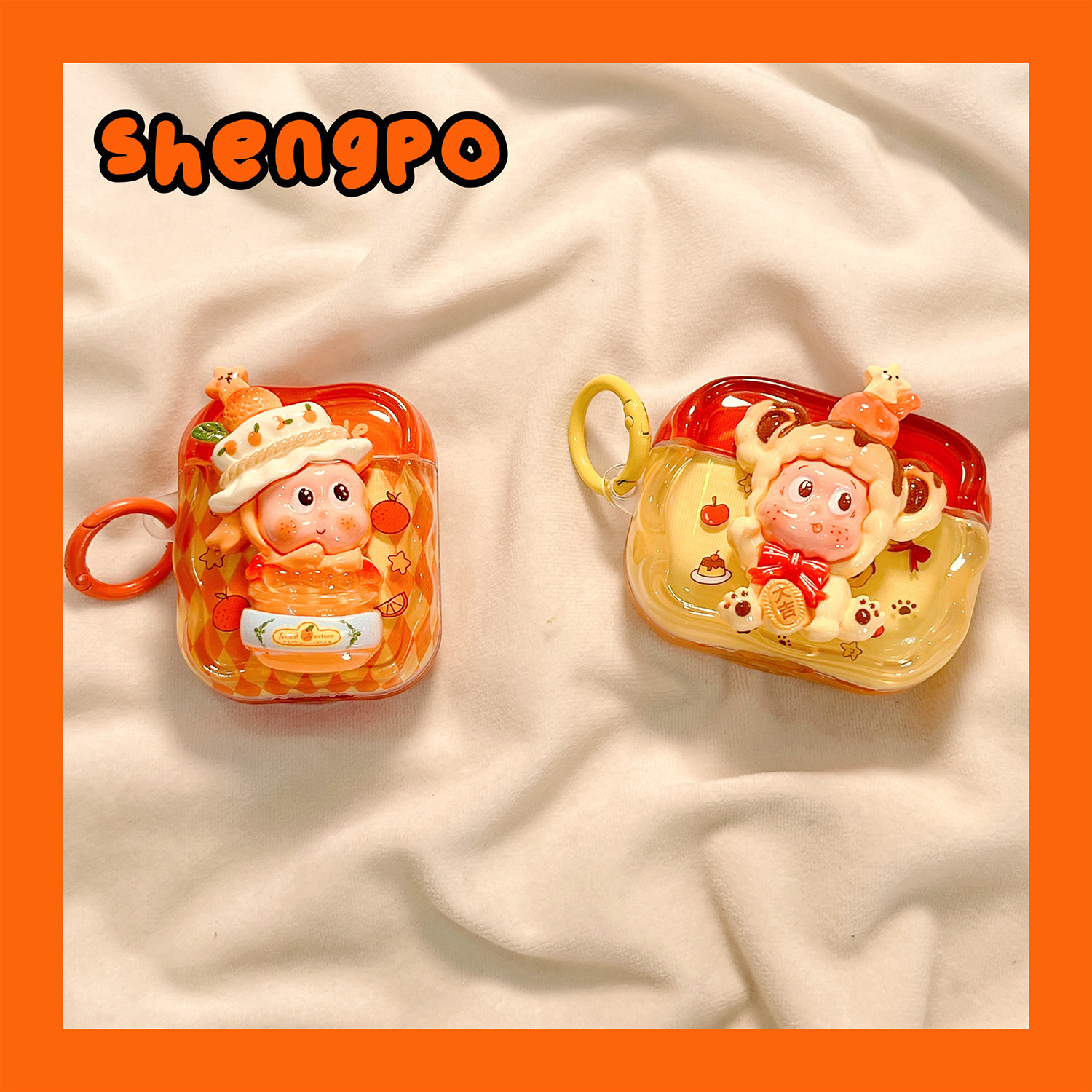 立体蛋糕星星人可爱耳机套新款