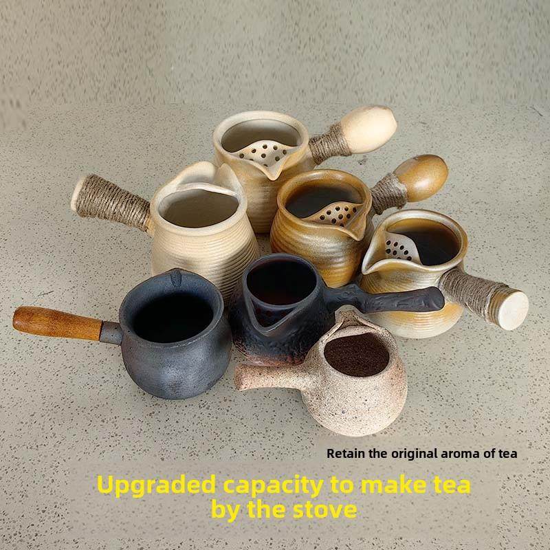 围炉煮茶壶茶具煮茶烧罐罐茶怀旧茶壶干烧茶罐土陶公道杯砂沙瓦罐