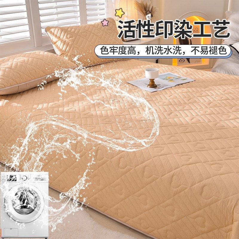 精选全棉夹棉床盖榻榻米床盖2025新款防滑床单不移位可定制尺寸炕,床上用品,床盖,淘宝优惠券,粉丝福利购,淘宝优惠卷