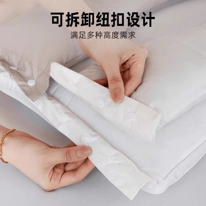 德国止鼾枕头打呼噜专用男女士全棉枕头不塌陷不变形可拆卸护颈Q1