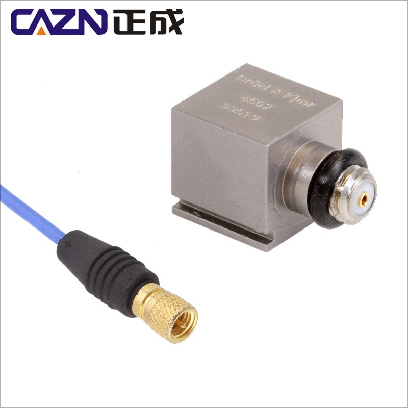 BNC转M5/L5 10-32UNF耐高温低噪音加速度传感器振动测试连接线
