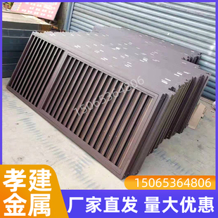 百叶窗铝合金加工定做室外空调格栅防雨防水家用卫生间外墙通风口