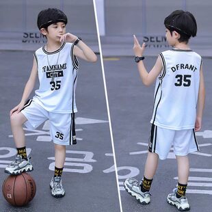 儿童篮球服套装夏季男童小学生男孩青少年专业训练服运动速干球衣