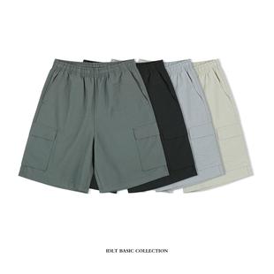 锦棉多袋五分裤 宽松军装工装休闲短裤运动户外日系男百搭潮