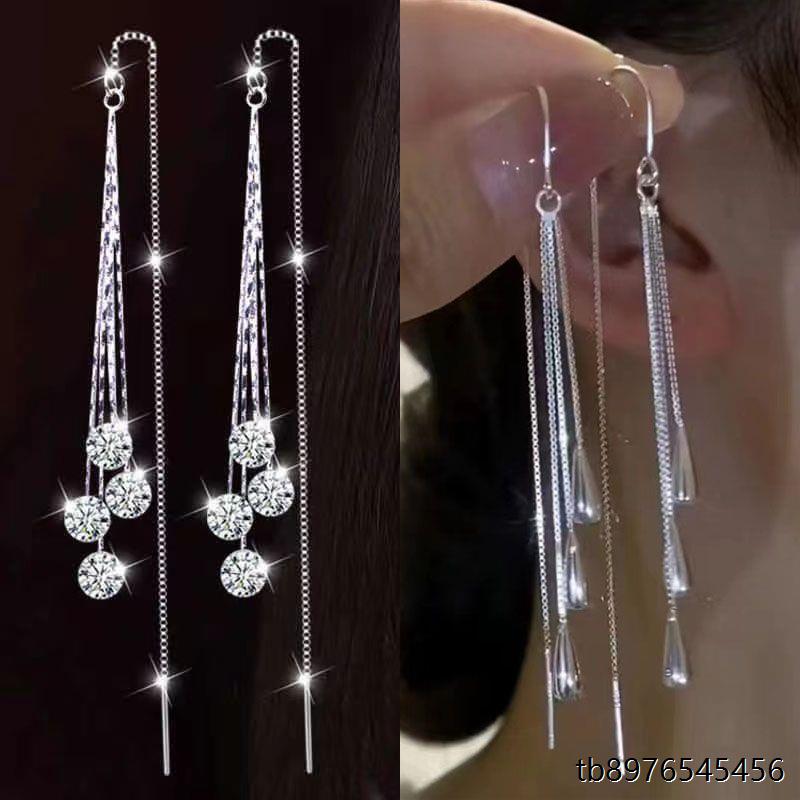 秋冬耳线女士气质长款流