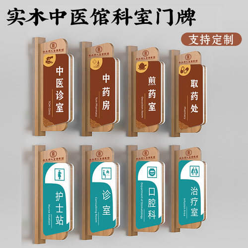 中医诊室门牌医院诊所科室牌定制