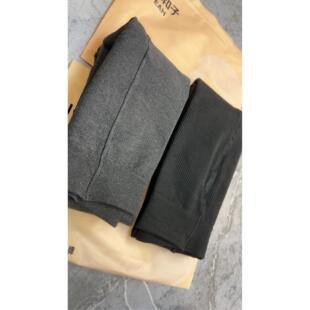 小野家羊毛常规打底裤袜女秋冬外穿加厚加绒竖条平纹连脚棉连裤袜