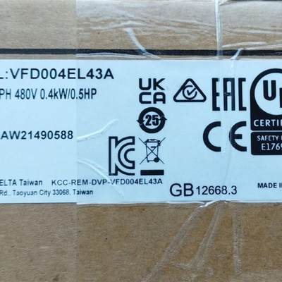 达EL系列变频器VFD004EL43A全新原装请【请询价】