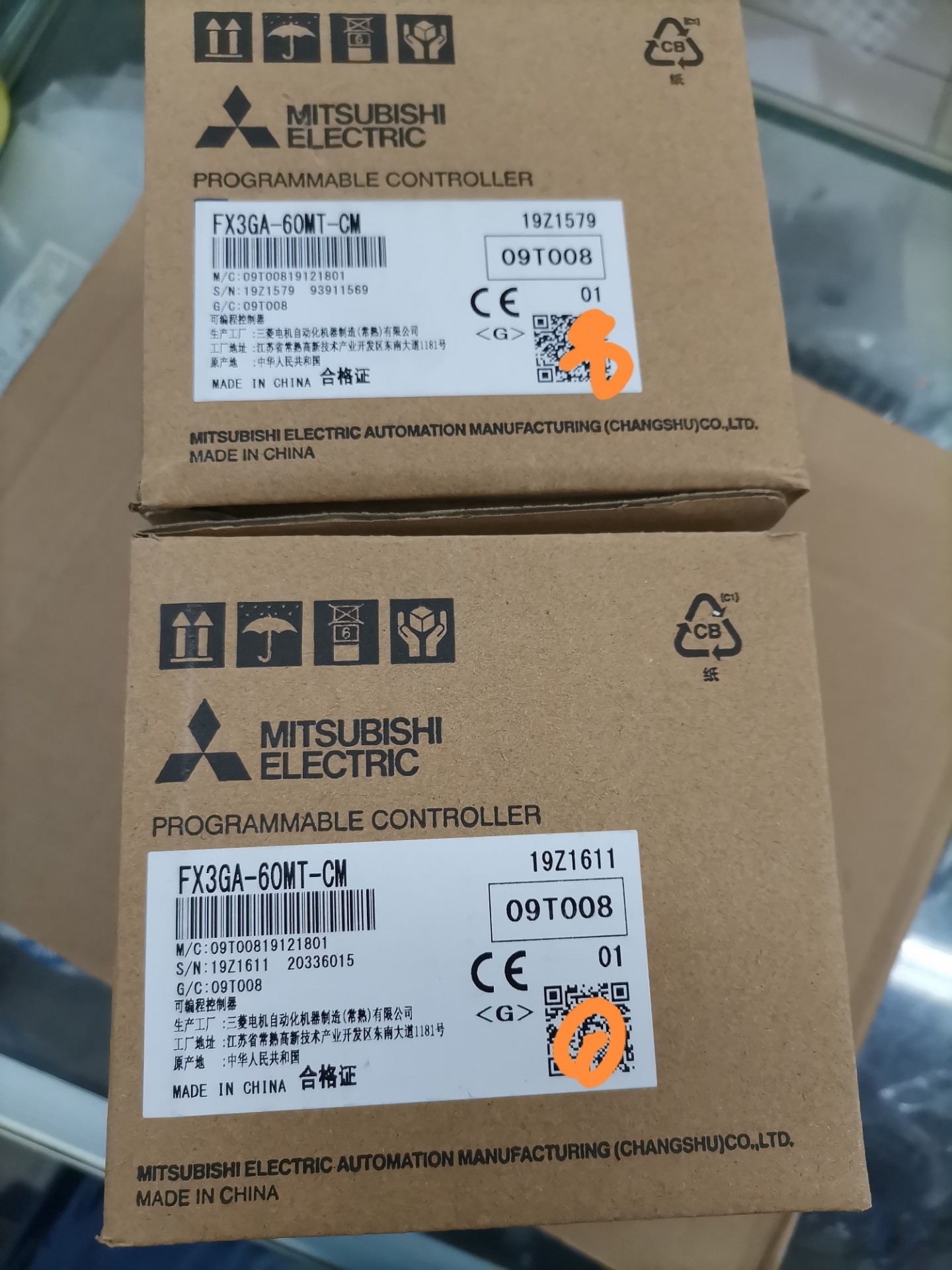 三菱FX3GA-60MT-CM编程器全新原装内外码一致【请询价】